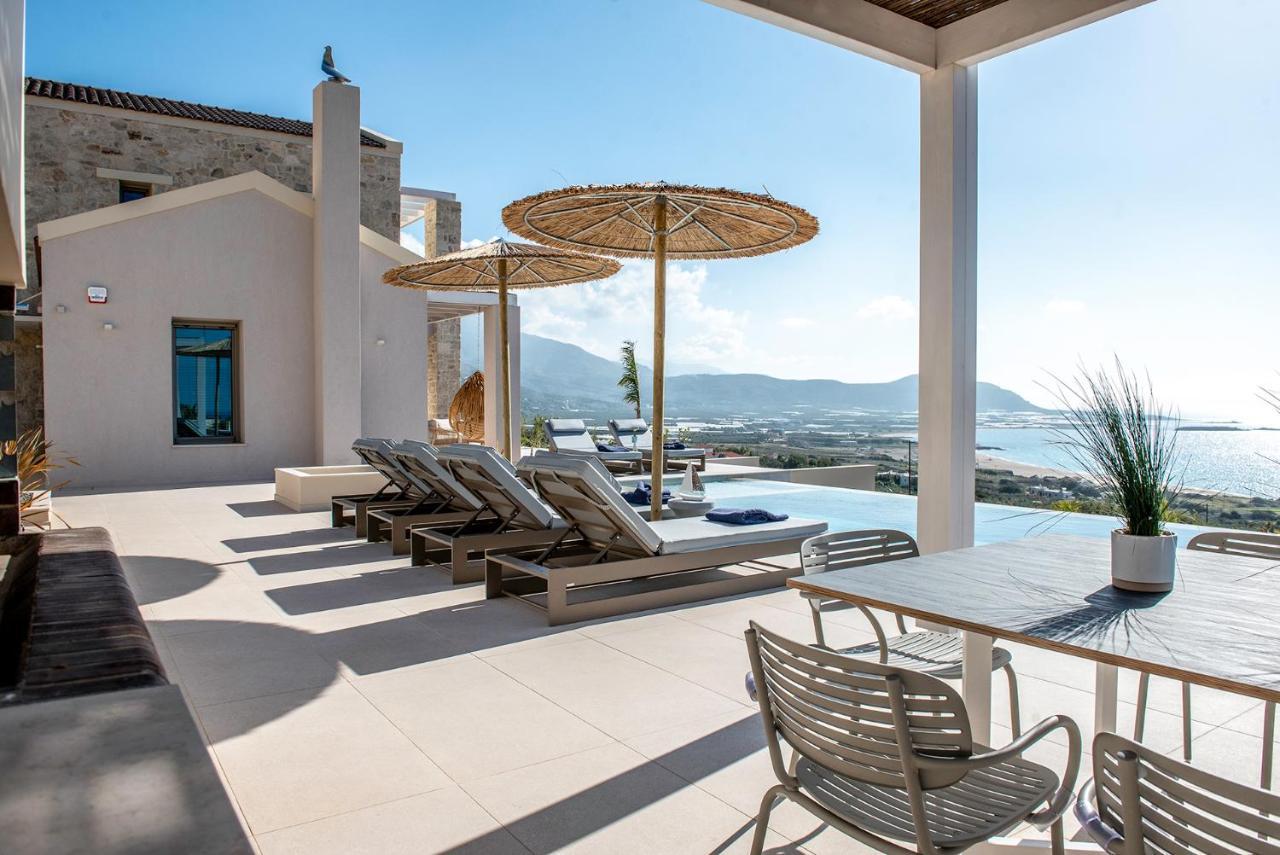 Cielo E Mare Villas I "Free" Heated Pools & Seaview Falasarna Dış mekan fotoğraf