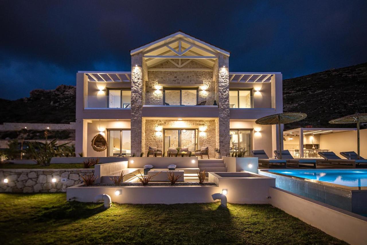 Cielo E Mare Villas I "Free" Heated Pools & Seaview Falasarna Dış mekan fotoğraf