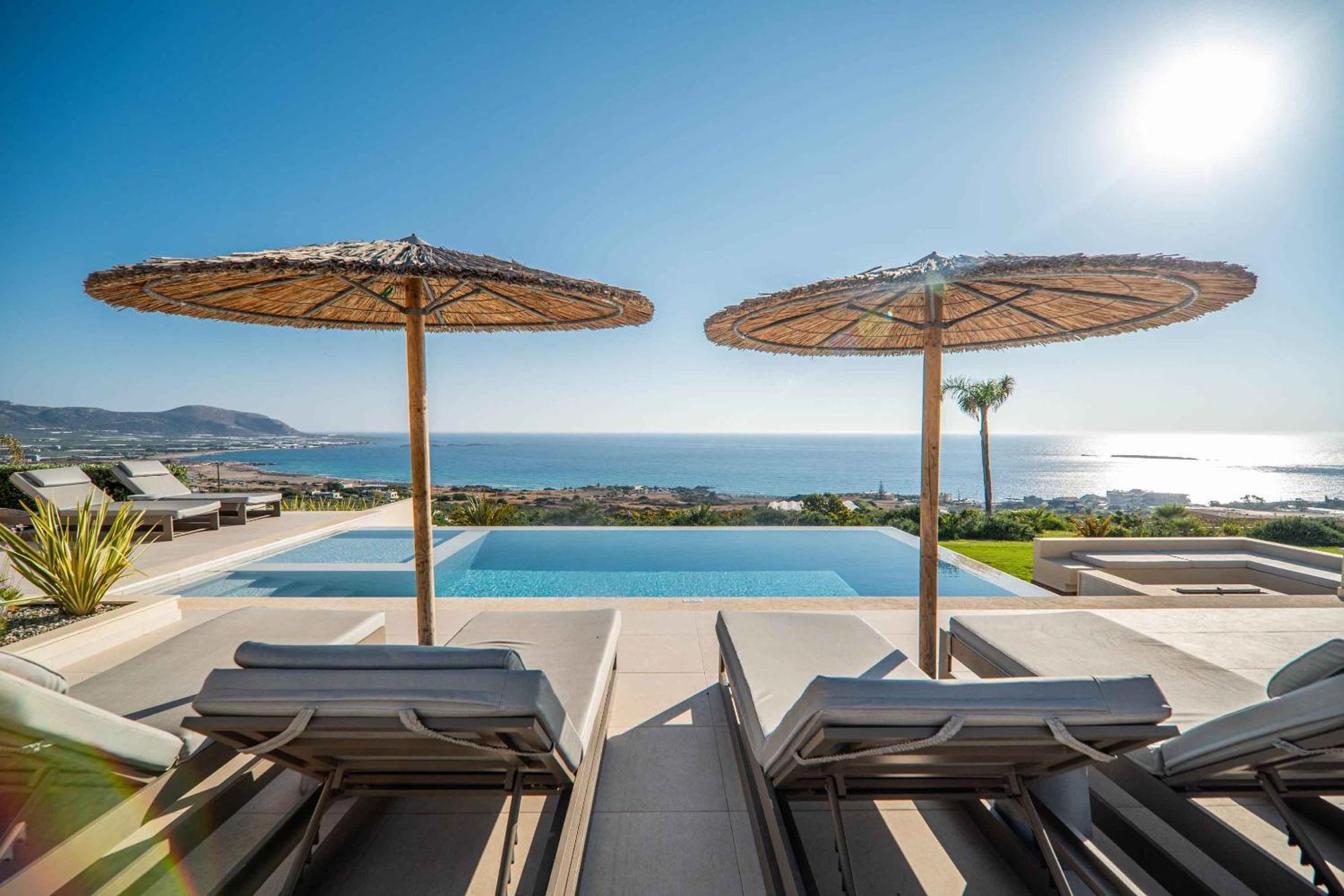 Cielo E Mare Villas I "Free" Heated Pools & Seaview Falasarna Dış mekan fotoğraf