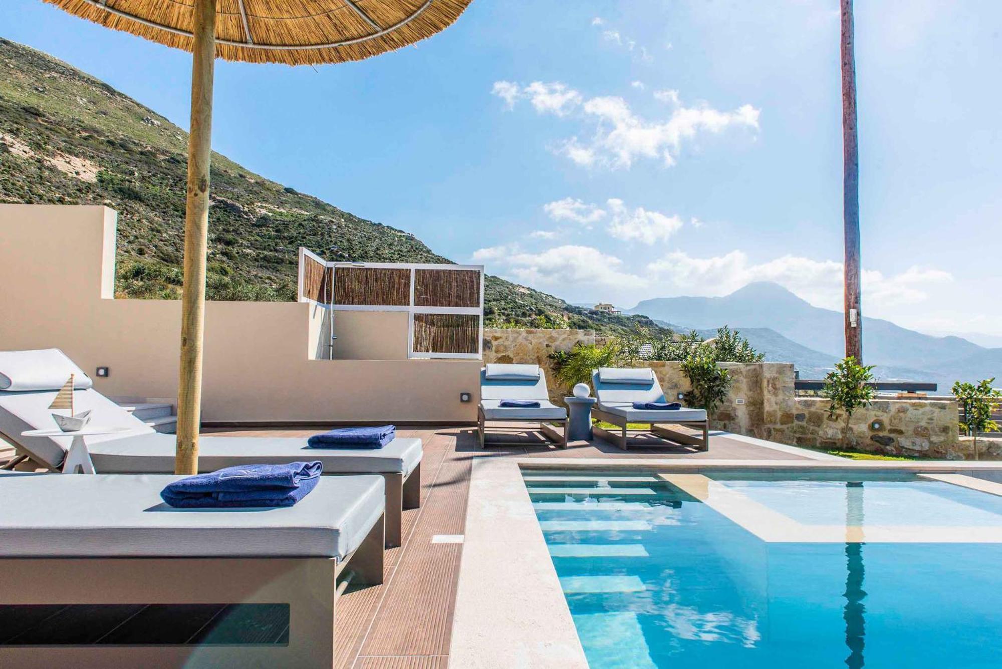 Cielo E Mare Villas I "Free" Heated Pools & Seaview Falasarna Dış mekan fotoğraf