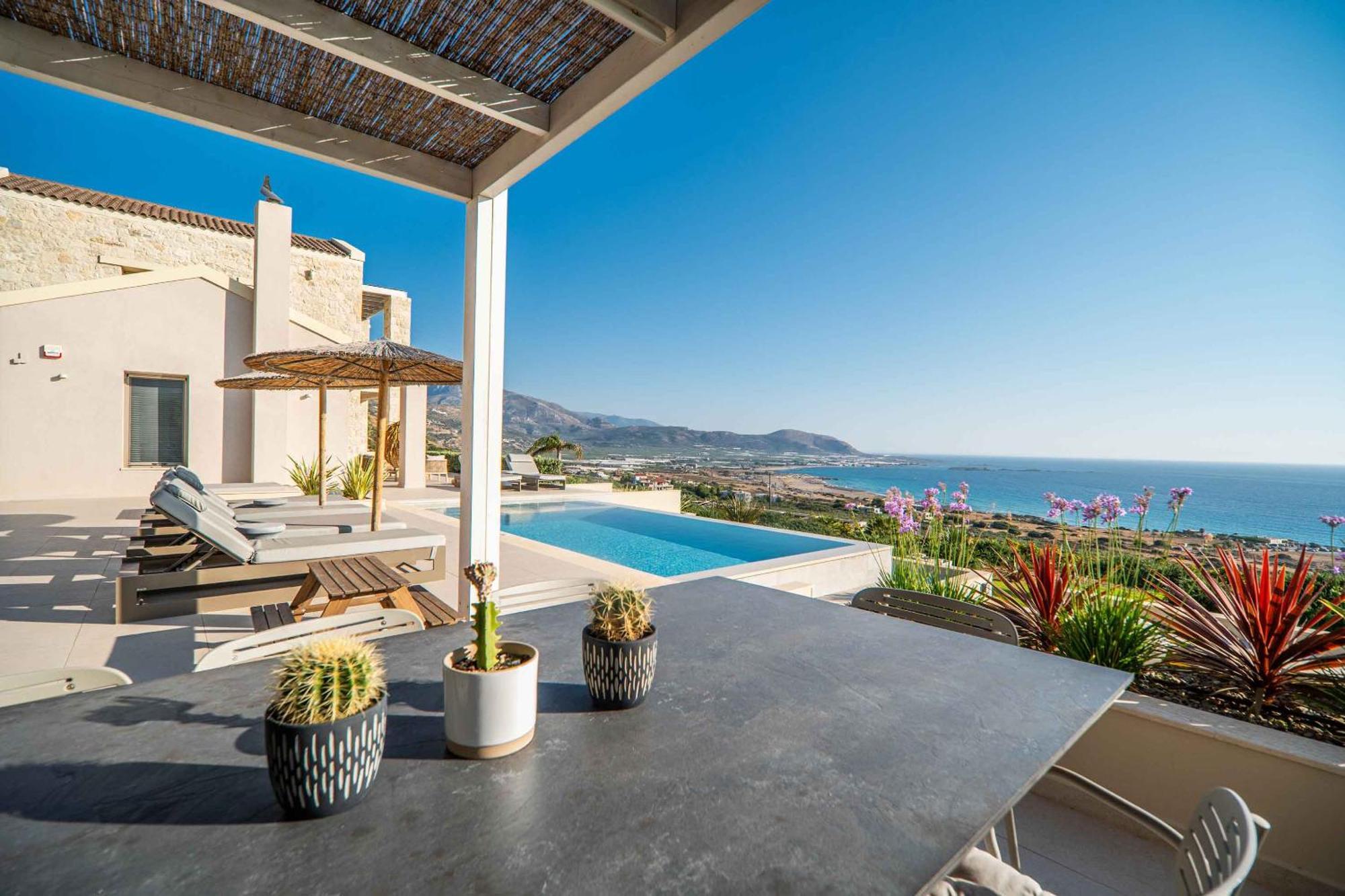 Cielo E Mare Villas I "Free" Heated Pools & Seaview Falasarna Dış mekan fotoğraf