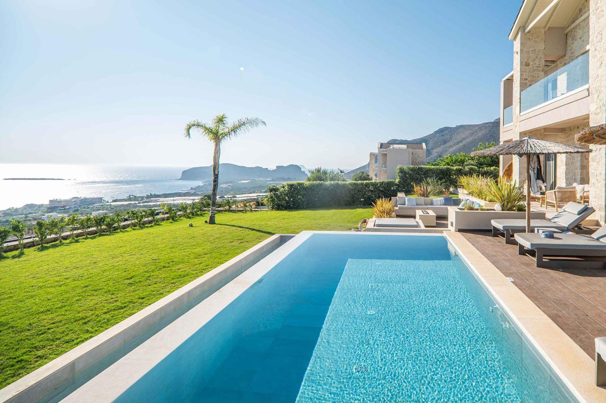 Cielo E Mare Villas I "Free" Heated Pools & Seaview Falasarna Dış mekan fotoğraf