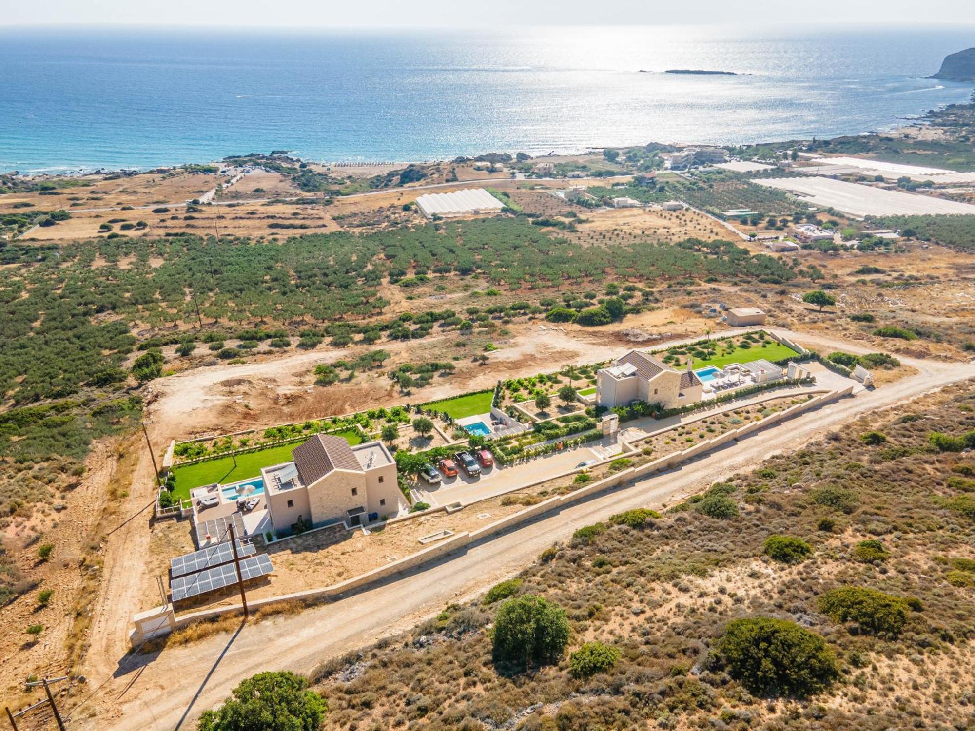Cielo E Mare Villas I "Free" Heated Pools & Seaview Falasarna Dış mekan fotoğraf